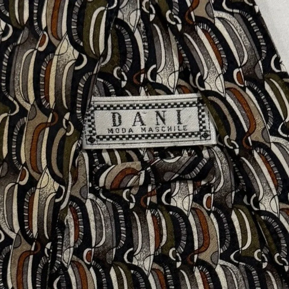 Silk Tie Abstract Duck Geometric Novelty Pattern Necktie‎